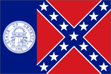 Georgia State Flag {1956 - 2001}