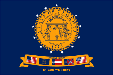 Georgia State Flag {2001 - 2003}
