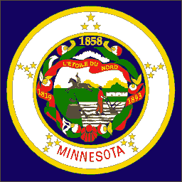 Minnesota State Flag Detail