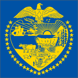 Oregon State Flag Detail - Front