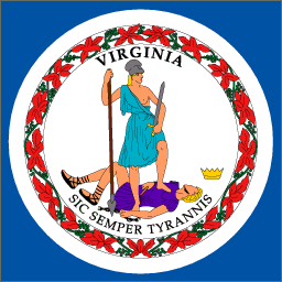 Virginia State Flag Detail