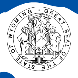 Wyoming State Flag Detail