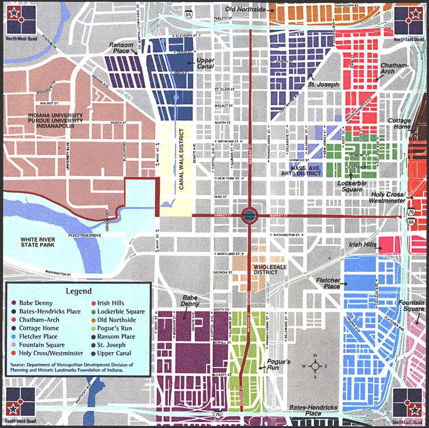 32 Map Of Indianapolis Neighborhoods Maps Database Source